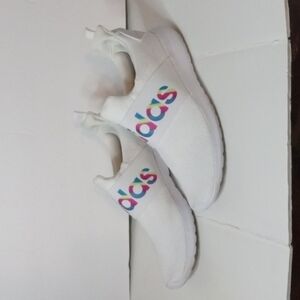 Adidas Lite Racer  Women's Slip on Tennis Shoe, US 11, White with color …